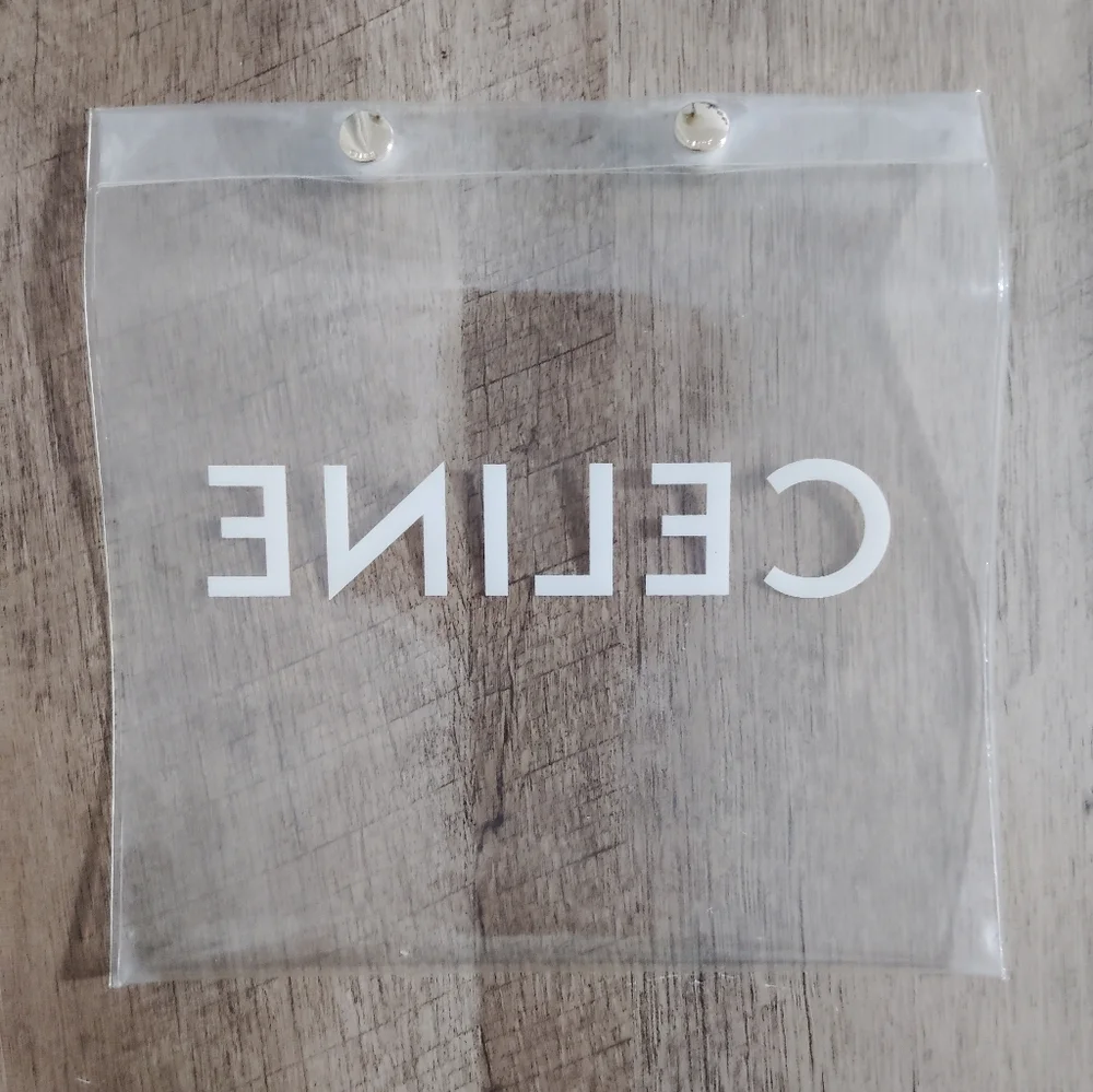 Celine Clear PVC/ Plastic Pouch 8